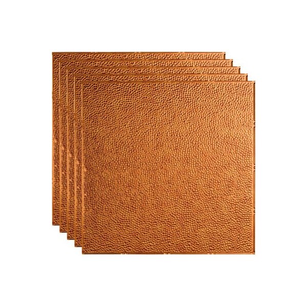 Acoustic Ceiling Products Fasade Border Fill - 23-3/4" x 23-3/4" PVC Lay In Tile in Antique Bronze - PL5931 - main